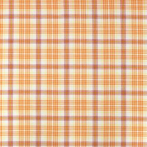 Orange Rust Plaid Super Snuggle Flannel Fabric