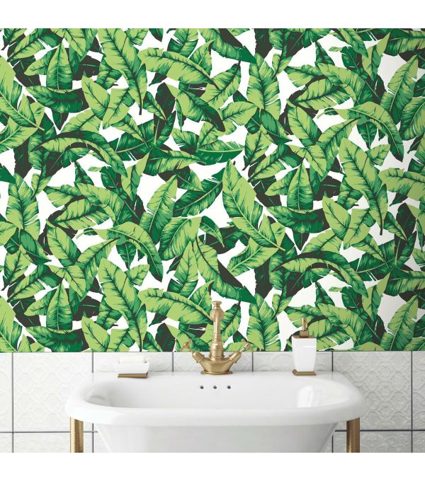 RoomMates Palm Leaf Peelable Wallpaper - Image 12