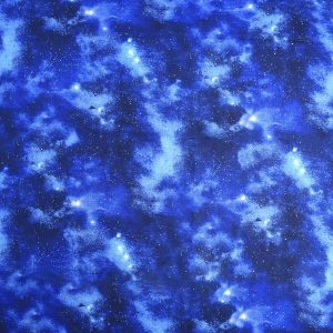 Dark Blue Galactic Blender Quilt Cotton Fabric by Keepsake Calico