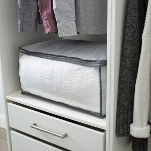 Simplify 24 x 18 Gray Blanket Bag With Handle