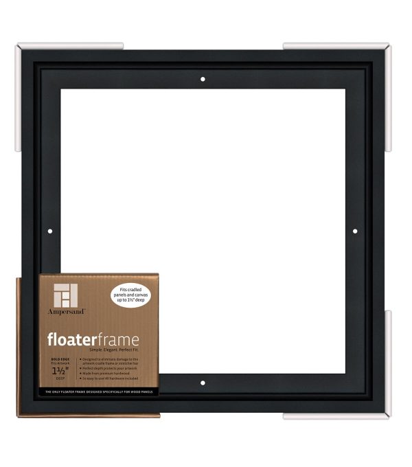 Ampersand Art Floaterframes Bold Edge 12 12