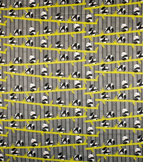 Super Snuggle Flannel Fabric Bamboo Pandas - Image 2