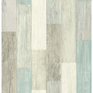 RoomMates Wallpaper Coastal Weathered Plank