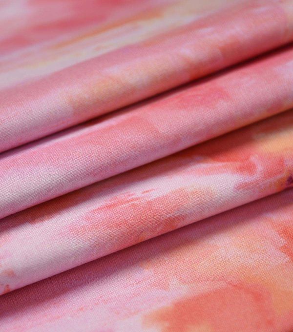 Pink Watercolor Cotton Fabric by Keepsake Calico - Image 3