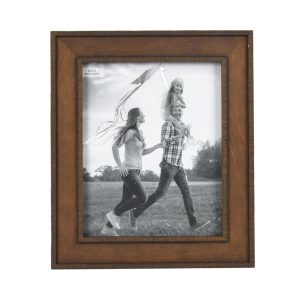 8 x 10 Dual Tone Molded Wood Wall Tabletop Picture Frame by Hudson 43