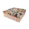 10 Peach Floral Square Box by Hudson 43