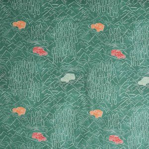 Green Off Roading Novelty Cotton Fabric
