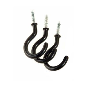 2pk Spring Black Iron Ceiling Sheperd Hooks 2pc by Place   Time