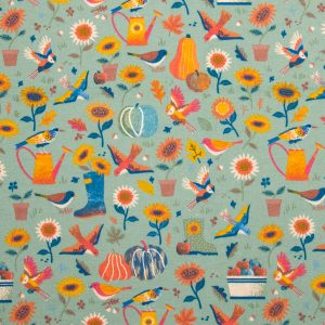 Fall Garden Super Snuggle Flannel Fabric