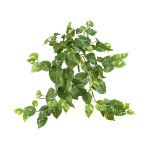 Nearly Natural Set of 3 Pothos Hanging Bush