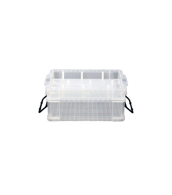 17 x 12 Stackable Durable Plastic Storage Bin With Lid by Top Notch - Image 5