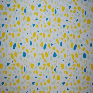 Multi Varying Dots on White Quilt Cotton Fabric by Quilter s Showcase
