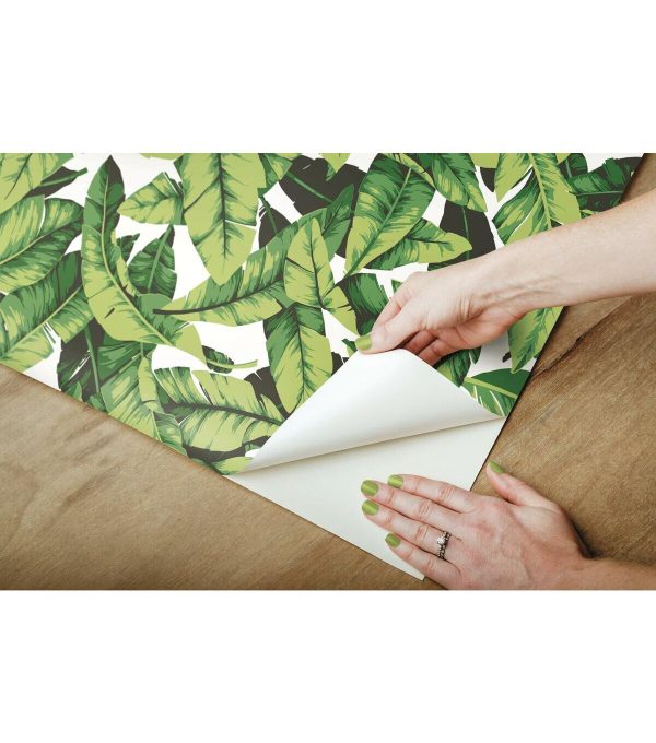 RoomMates Palm Leaf Peelable Wallpaper - Image 7