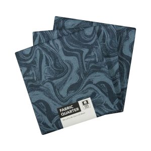 18 x 21 Blue Oil Slick Cotton Fabric Quarter 1pc by Keepsake Calico - 1