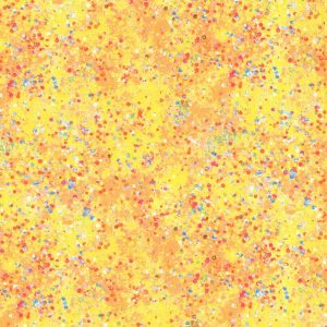 Fabric Traditions Confetti on Yellow Cotton Fabric by Keepsake Calico