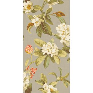 RoomMates 18 x 18  Floral on Beige Live Artfully Peel   Stick Wallpaper