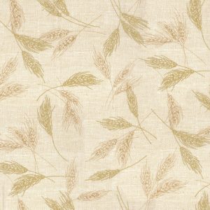 Fabric Traditions Cream Wheat Fall Harvest Glitter Cotton Fabric