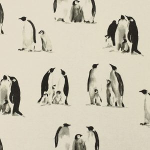 Penguins Super Snuggle Christmas Flannel Fabric