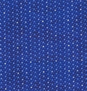 Fabric Traditions Ombre Stars on Blue Patriotic Glitter Cotton Fabric