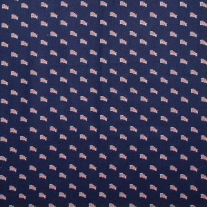 Mini Flags Allover Patriotic Cotton Fabric