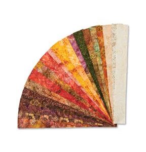 Hi Fashion 2.5 Fall Batik Cotton Fabric Strip 40pc