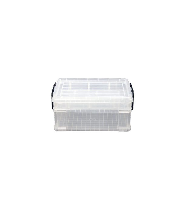 17 x 12 Stackable Durable Plastic Storage Bin With Lid by Top Notch - Image 3