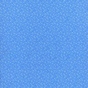 Fabric Traditions Etching Vines on Blue Cotton Fabric by Keepsake Calico