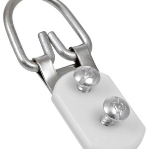 Ook 2pc ReadyScrew Large Brass D Ring Hangers