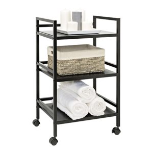 Honey Can Do 31 Black Metal Multi Purpose Rolling Cart 30lbs - 1