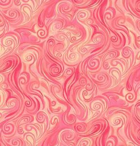 Fabric Traditions Coral Swirls Quilt Cotton Fabric by Keepsake Calico