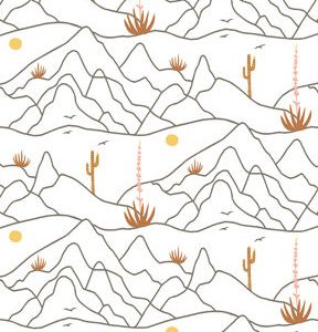 Elana Gabrielle Desert Afternoon Peel   Stick Wallpaper