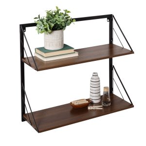 Honey Can Do Multi Purpose Two Tier Floating Shelf
