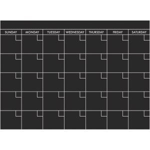 RoomMates Chalk Calendar Giant Wall Decals