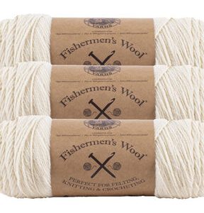 Lion Brand Fishermen s 348yds Worsted Wool Yarn 3 Bundle