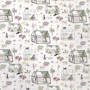 Greenhouse Sketch Super Snuggle Flannel Fabric