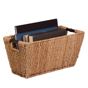 Honey Can Do 20 x 10 Seagrass Basket With Handles