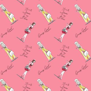 Gossip Girl Upper East Side Cotton Fabric