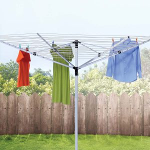 Honey Can Do 165  Aluminum Outdoor Umbrella Drying Rack