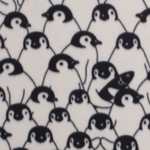 Packed Penguins Blizzard Fleece Fabric