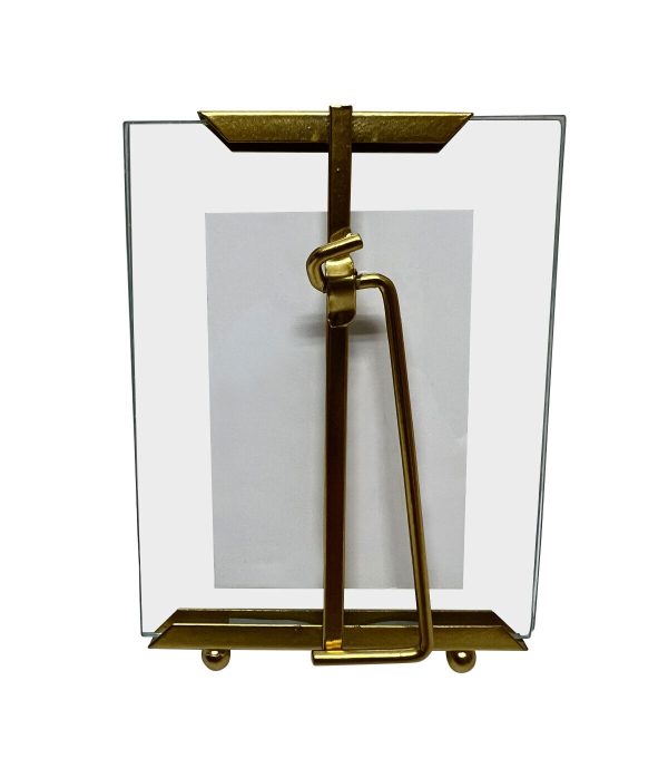 2 x 3 Bronze Edged Transparent Tabletop Picture Frame by Place   Time - Image 2