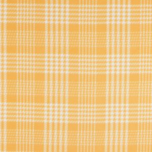 Mustard Plaid Blizzard Fleece Fabric