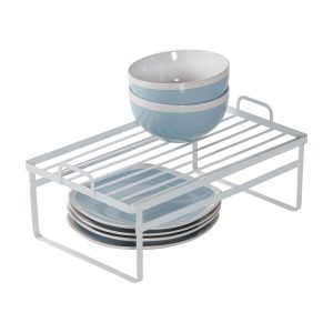 Honey Can Do 15 x 10 White Stackable Cabinet Shelves 2pk - 1