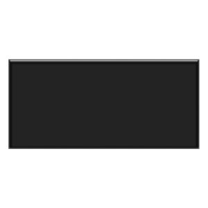 Glass Peel   Stick Floor Tile 3in x 6in   Black