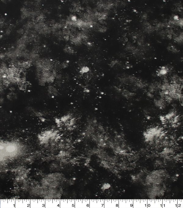 Galaxy Black 108 Wide Cotton Fabric - Image 2