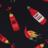 Hot Sauce Blizzard Prints Fleece Fabric