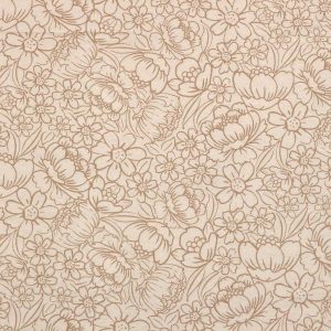 108 Light Brown Floral Blender Wide Flannel Fabric
