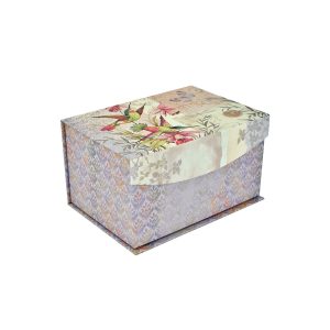 8 Purple Hummingbirds Fliptop Box by Place   Time