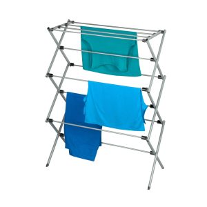 Honey Can Do 29 x 42 Gray 3 Tier Folding Accordion Clothes Drying Rack