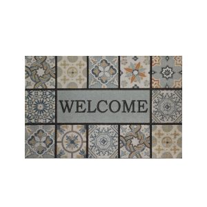 Patina Tiles Doormat Gray 1 11 x 2 11