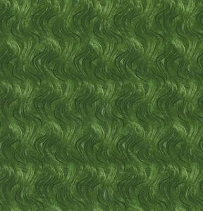 Fabric Traditions Paint Swirls on Green Christmas Cotton Fabric